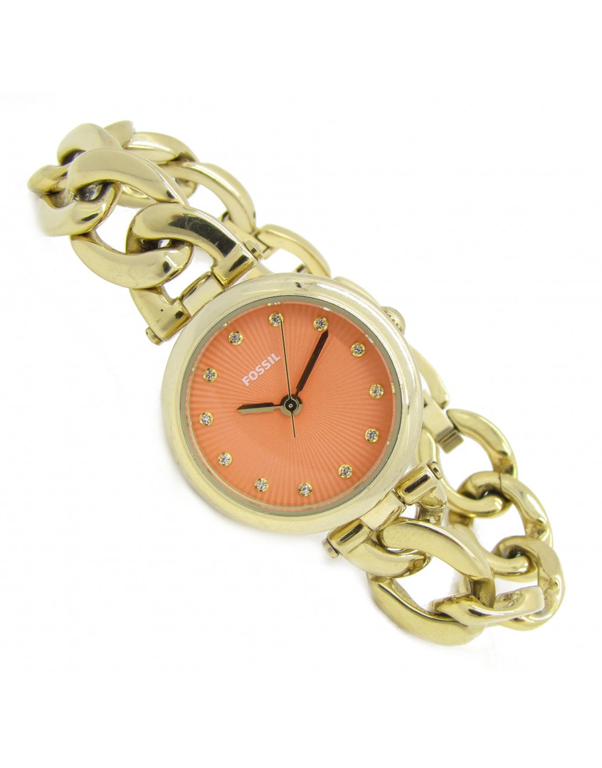 Fossil ES-3575 Ladies Wristwatch Stainless Steel gold